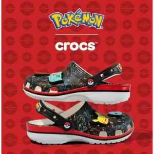Crocs For Kids Pokémon CLOG Classic comfortable anti slip perforated sandals #211344