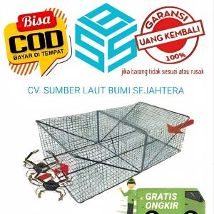 JARING BUBU KEPITING BAKAU 62x40x22  / JEBAKAN KEPITING BESAR SIAP PAKAI MURAH BERKUALITAS