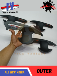 Cover Outer Pegangan Pintu Mobil Daihatsu All New Xenia 2012 2021 Hitam Dof