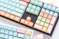 Ducky 108-Key ABS Doubleshot SA Keycap Set - Cotton Candy (Hardcap Ducky Collaboration). 