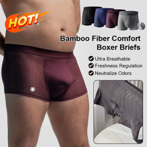 Mens Underwear Senseless Boxer Briefs Breathable Light and Thin Fashionable Atmosphere Comfort