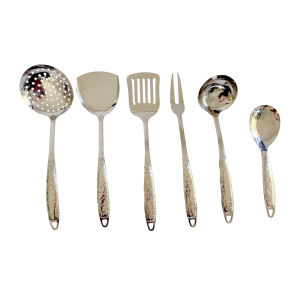 Spatula Penyu Tebal 7PC Set Kitchenware Kitchen Ware Stainles Spatula Sutil Sodet Irus