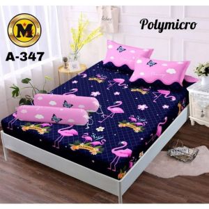 sprei seprai murah karakter viral 2024  bantal guling set motif modern ukuran 120 x 200