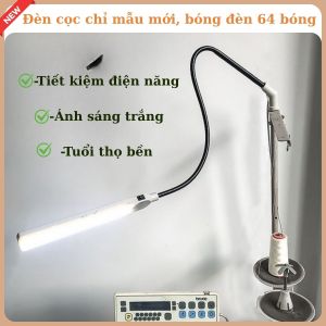 Đèn cọc chỉ mẫu mới bóng đèn 64 bóng siêu sáng siêu tiết kiệm dễ sử dụng lắp được tất cả các loại máy may