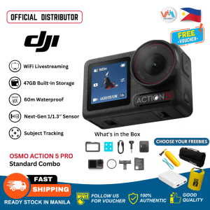 DJI Osmo Action 5 Pro Action Camera 4K Video Subject Tracking 32x Slow Motion OLED Touchscreen