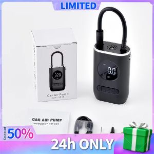 Multifunctional Tire Inflator – Wireless Rechargeable Smart Pressure Detection LED Display