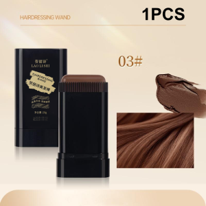 🌹คุณภาพสูง🌹 ปกปิดผมหงอก ผงย้อมผมแบบแท่ง แป้งเงาผม ผงแฮร์ไลน์ สำหรับปิดเหม่ง แป้งฝุ่นปิดหัวเถิก