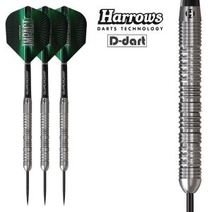 HARROWS STEEL TIP DARTS - 25G/26G Impact 70% TUNGSTEN STEEL TIP DART SET