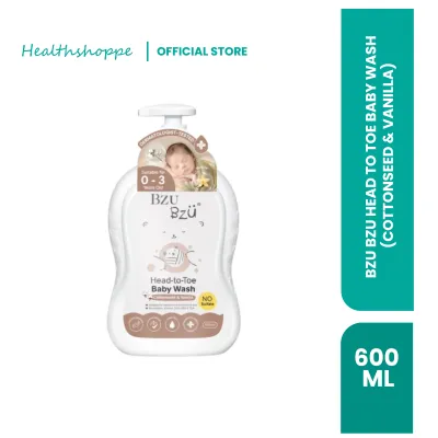 BZU BZU Head-to-Toe Baby Wash (Cottonseed & Vanilla)