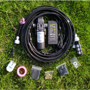 E18thw Water Mist Spray For Booth Sterilizing And Outdoor Nebulizer Pump Misting system Kit 6M 9M 12