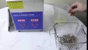 110V Stainless Steel Ultrasonically Cleaning 1.3L Capacity For Lab Watches Automotive Component Small Part