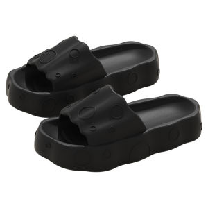 [Free Shipping] Summer Thick-Soled Slippers For Women Soft-Soled Non-Slip Suitable For Home Use Bathing And Dormitories Sweet-Style Slippers With Extra Thick Soles