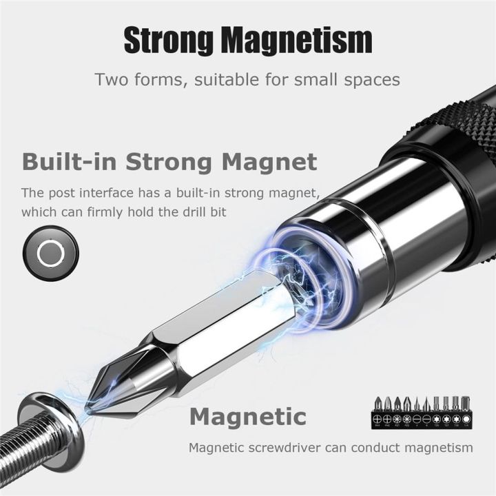 SCXXCXVVBB Có thể điều chỉnh 1/4 "Hex Từ Screwdriver Bit Hướng dẫn ...