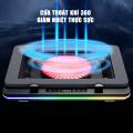 Quạt tản nhiệt laptop Memo FL08 tản khí nén turbo 2400RPM giảm nhiệt thực sự chuyên dụng cho máy tính đồ họa gaming - Đế tản nhiệt Laptop. 