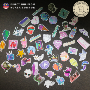 50pcs Journal Sticker Set Aesthetic Stickers For Scrapbook DIY Journaling Accessories Laptop Phone Case Journal Materials Waterproof Sticker For Diary Bottle Label
