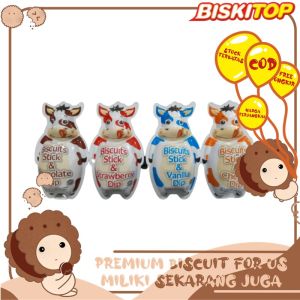 BISKITOP - BISCUITS DIP SAPI 28g Biskuit Kue Kering Anak Dewasa Cemilan Renyah Biscuit Banyak Rasa