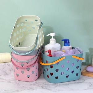 Shower Basket with Handle Shower Basket Handheld Basket Hanging Basket for Bath Shower Caddy Bins