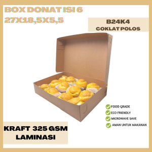 Box Donat Dus Donat isi 6 (ISI 25 PCS-B24K4)