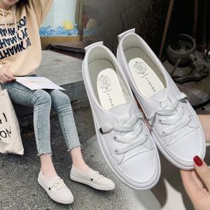 SS / Sepatu Sneakers Kanvas Wanita Import warna Putih / Beige 229