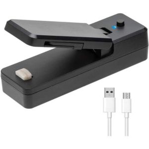 Calden Mini Heat Sealing Machine Food Snack Plastic Packing Heat Sealing Clip Seal Packing Plastic Bag Top Kit Bag Sealer