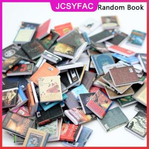 JCSYFAC 10pcs Dollhouse thu nhỏ Tạp Chí sách Tiểu Thuyết Mô hình búp bê nhà cảnh trang trí phụ kiện