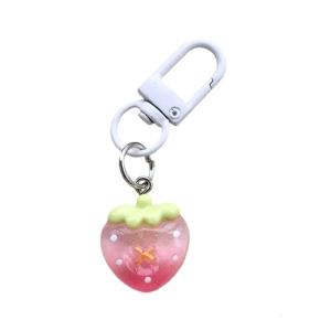 Cheerful Jelly Candy Keychain Resin Keyring Bag Backpack Charm For Women Fashion Accessories