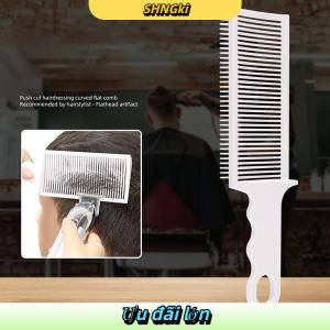 SHNGki Fading Comb Professional Barber Clipper Blending Flat Top Hair Cutting Comb For Men Heat Resistant Fade Brush Salon Styling Tool
