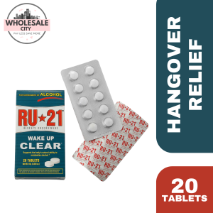 RU-21 WAKE UP CLEAR HANGOVER RELIEF 20 TABLETS