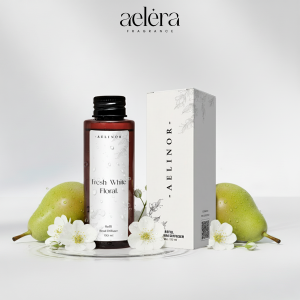 Refill Reed Diffuser Aelinor Fresh White Floral Isi Ulang Pengharum Ruangan Aromaterapi 100ml