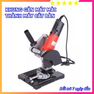 Khung biến máy mài máy cắt thành máy cắt bàn cao cấp - Khung bệ nguyên khối chắc chắn