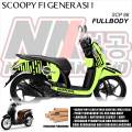 SCP 88 DECAL STICKER SCOOPY FI 2013 2014 2015 2016 SIMPEL FULLBODY. 