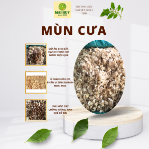 PHÂN BÓN MÙN CƯA GỖ TỰ NHIÊN – COMBO 5KG - GIỮ ẨM TRỘN ĐẤT LÓT CHUỒNG Ủ PHÂN HỮU CƠ - MAI HUY