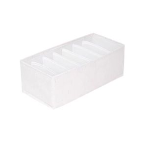 LUXURYLYN Foldable Drawer Organizer Washable Underwear Cabinet Storage Organizers Grid Design Multi-Functional Socks Storage Box Home Storage
