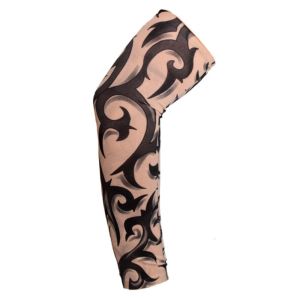 SERAPHYXO UV Protection Cycling Arm Sleeve Cycling Gloves Breathable Flower Arm Tattoo Sleeve Long-sleeved Glove High Elasticity Sun Protection Cover Men/Women