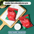 Khăn Tắm Viên Nén Du Lịch Size 70x140 cm Nhỏ Gọn Siêu Tiện Lợi Chất Liệu Cotton Mềm Mại Thấm Hút Tốt, Khăn Nén Hàn Quốc. 