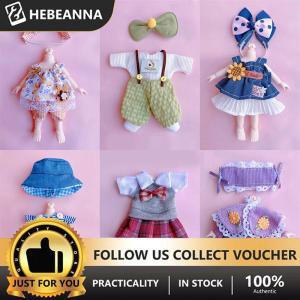 hebeanna Clothes Set for 16-17cm Ob11 Doll Fashion Suit 1 8 bjd Doll Dressup Skirt 6 Inch Cute Clothes Uniform
