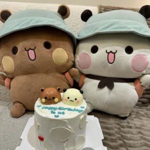 Cute Bubu and Dudu Panda Plush Cute Cartoon Panda Bear Doll Kawaii Stuffed Soft Pillow Toy Childrens Day Gifts for Kids