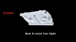 SOPPY 2026 NEW E27 Ceiling Fan With Light Remote Control 2 IN 1 LED 120W Ceiling Fan With Remote for Bedroom and Living Room