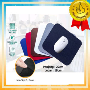 Mouse Pad Polos Basic Minimalis Standar Sublimasi Anti Slip Mousepad Alas Mouse Desk Mat Anti Licin Aksesori Komputer Laptop PC Murah