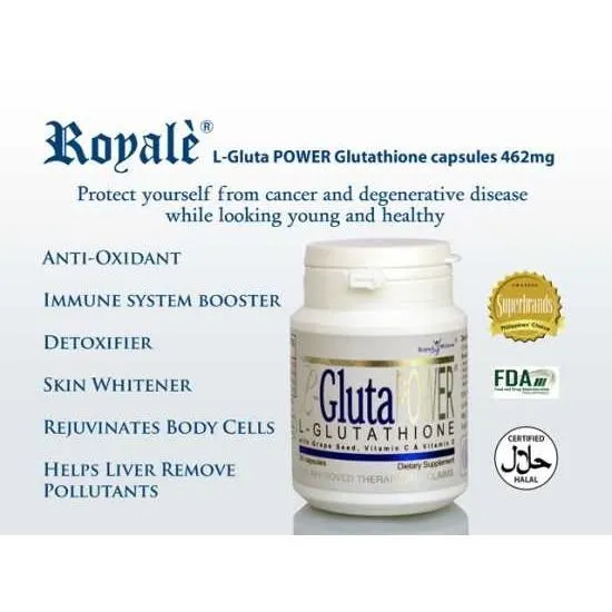 l glutathione pills royale review Capsules Gluta Power 462mg Capsule Gluta Tablet Whitening Energy Capsule - Lazada toner for skin barrier