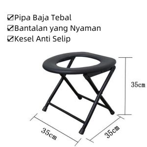 【COD】Kursi Toilet WC / Kursi Toilet Lipat / Kursi Toilet Praktis / Kursi Toilet Untuk Orang Tua atau Ibu Hamil