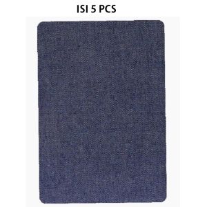 Kain Tempelan Celana Jeans Biru Tua Tambalan Setrika Perbaiki Iron Patch Denim Stiker Tambal Penutup