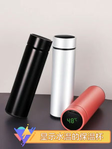 Bình giữ nhiệt đo nhiệt độ cảm ứng 450 mL có lõi lọc inox 304