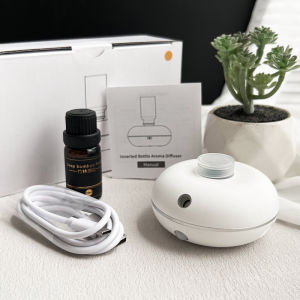 Wayee Bubble Aromatherapy Diffuser with Intelligent Induction Waterbase Essential Oil Nebulizer for Car Home and Office Gift