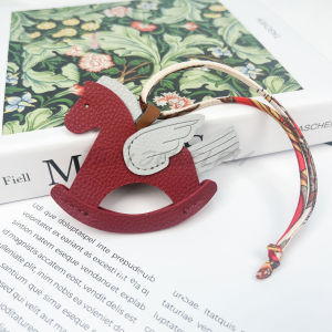 Fashion Cute Pegasus Rocking a horse Car Keychain Bag Pendant Women Bag decoration Girl Gifts Accessories