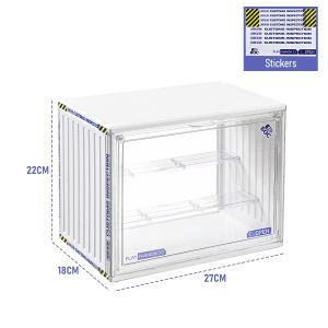 Three Layer Acrylic Display Rack Transparent Ladder Handmade Anime Car Model Blind Box Storage Box Jewelry Sorting Box