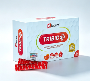 Suplemen Probiotik Usus Labrich Tribio 3-in-1 Ekstrak Oren Darah Kesihatan Usus & Kulit