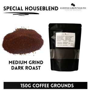 Coffee Grounds PH - Special Houseblend 150g | Medium Grind Coffee x Dark Roast | Organic Coffee in Resealable Pouch