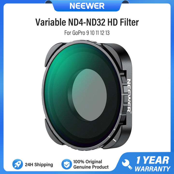 NEEWER Variable ND4-ND32 Filter 2-5 Stops HD Optical Glass ND Filters ...