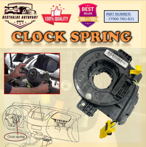 💫MALAYSIA READY STOCK💫HONDA CIVIC TRO CRV TOA CLOCK SPRING FULL SPEC SPIRAL STEERING CABLE SWITCH AIR BAG HORN 77900-TRO-B21